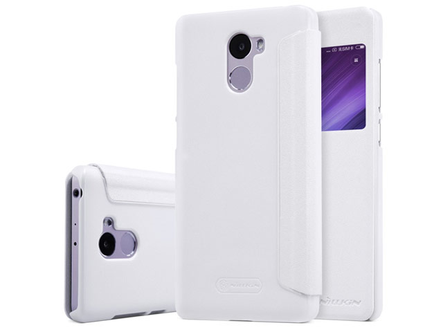 Чехол Nillkin Sparkle Leather Case для Xiaomi Redmi 4 (белый, винилискожа)