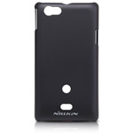 Чехол Nillkin Hard case для Sony Xperia miro ST23i (пластиковый, черный)