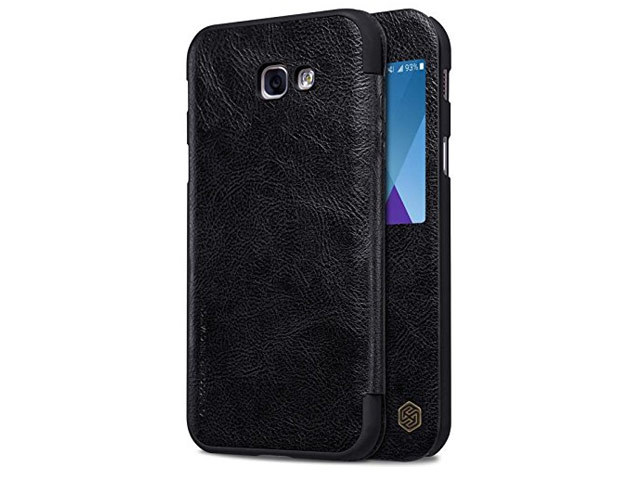 Чехол Nillkin Qin leather case для Samsung Galaxy A7 2017 (черный, кожаный)