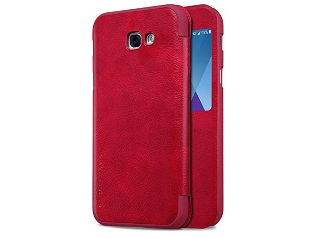 Чехол Nillkin Qin leather case для Samsung Galaxy A7 2017 (красный, кожаный)