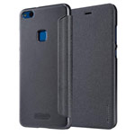 Чехол Nillkin Sparkle Leather Case для Huawei P10 lite (темно-серый, винилискожа)