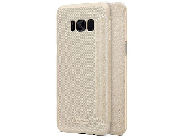 Чехол Nillkin Sparkle Leather Case для Samsung Galaxy S8 (золотистый, винилискожа)