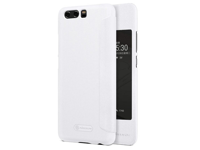 Чехол Nillkin Sparkle Leather Case для Huawei P10 plus (белый, винилискожа)