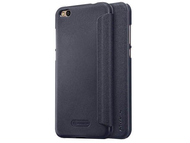 Чехол Nillkin Sparkle Leather Case для Xiaomi Mi 5c (темно-серый, винилискожа)