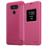 Чехол Nillkin Sparkle Leather Case для LG G6 (розовый, винилискожа)