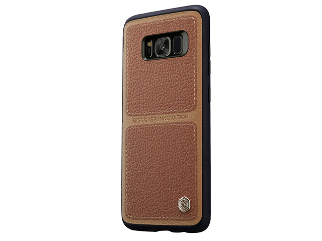 Чехол Nillkin Burt Case для Samsung Galaxy S8 (коричневый, кожаный)