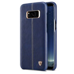 Чехол Nillkin Englon Leather Cover для Samsung Galaxy S8 plus (синий, кожаный)
