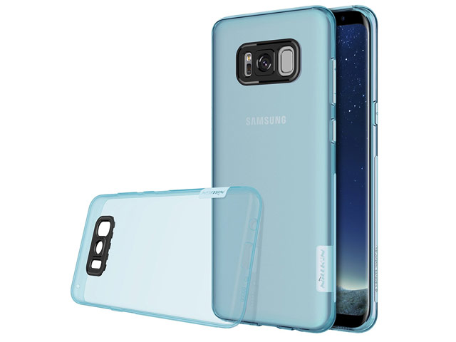Чехол Nillkin Nature case для Samsung Galaxy S8 (голубой, гелевый)