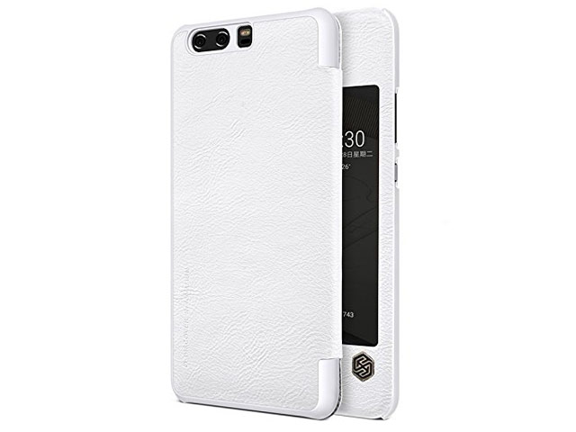 Чехол Nillkin Qin leather case для Huawei P10 plus (белый, кожаный)