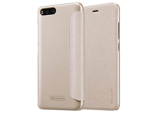 Чехол Nillkin Sparkle Leather Case для Xiaomi Mi 6 (золотистый, винилискожа)