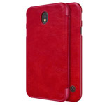 Чехол Nillkin Qin leather case для Samsung Galaxy J5 2017 (красный, кожаный)