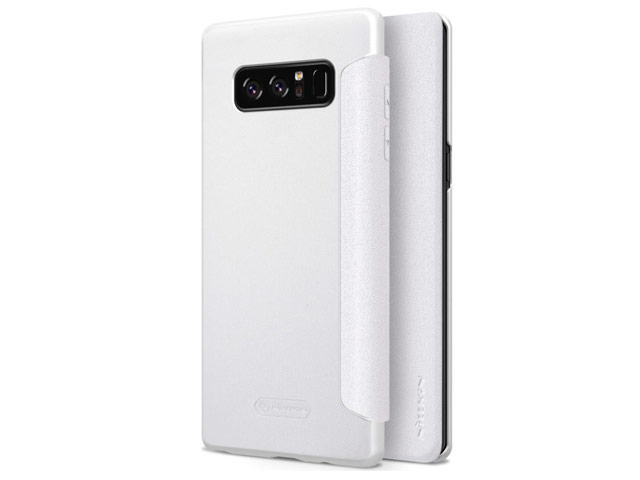 Чехол Nillkin Sparkle Leather Case для Samsung Galaxy Note 8 (белый, винилискожа)