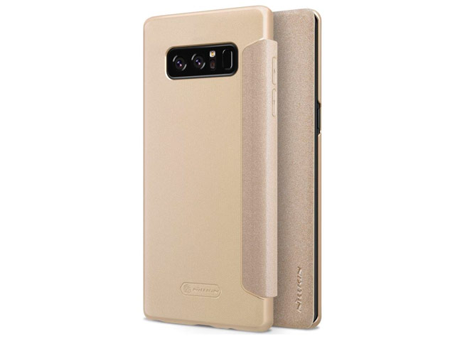 Чехол Nillkin Sparkle Leather Case для Samsung Galaxy Note 8 (золотистый, винилискожа)