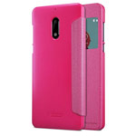 Чехол Nillkin Sparkle Leather Case для Nokia 6 (розовый, винилискожа)