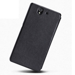 Чехол Nillkin Side leather case для Sony Xperia Z L36i/L36h (черный, кожанный)