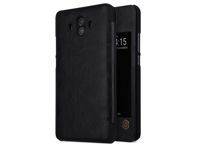 Чехол Nillkin Qin leather case для Huawei Mate 10 (черный, кожаный)