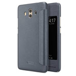 Чехол Nillkin Sparkle Leather Case для Huawei Mate 10 (темно-серый, винилискожа)