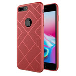 Чехол Nillkin Air case для Apple iPhone 8 plus (красный, пластиковый)