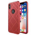 Чехол Nillkin Air case для Apple iPhone X (красный, пластиковый)