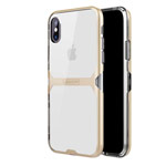 Чехол Nillkin Crystal case для Apple iPhone X (золотистый, гелевый)
