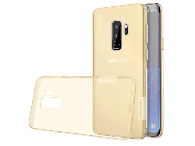 Чехол Nillkin Nature case для Samsung Galaxy S9 plus (золотистый, гелевый)