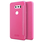 Чехол Nillkin Sparkle Leather Case для LG V30 (розовый, винилискожа)