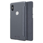 Чехол Nillkin Sparkle Leather Case для Xiaomi Mi MIX 2S (темно-серый, винилискожа)