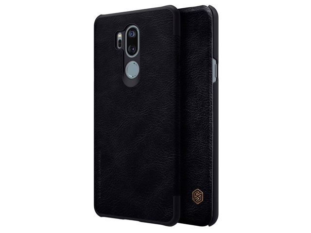 Чехол Nillkin Qin leather case для LG G7 ThinQ (черный, кожаный)
