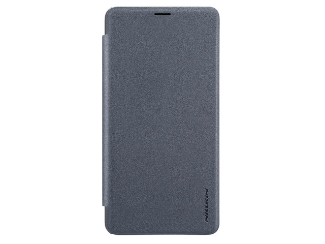 Чехол Nillkin Sparkle Leather Case для Xiaomi Mi Max 3 (темно-серый, винилискожа)