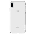 Чехол Nillkin Nature case для Apple iPhone XS max (прозрачный, гелевый)