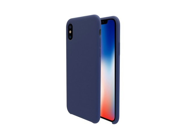 Чехол Nillkin Flex Pure case для Apple iPhone XS (синий, гелевый)