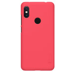 Чехол Nillkin Hard case для Xiaomi Redmi Note 6 (красный, пластиковый)