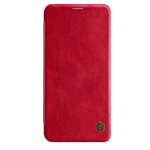 Чехол Nillkin Qin leather case для LG V40 ThinQ (красный, кожаный)