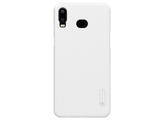 Чехол Nillkin Hard case для Samsung Galaxy A6s (белый, пластиковый)