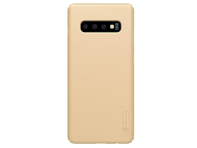 Чехол Nillkin Hard case для Samsung Galaxy S10 (золотистый, пластиковый)