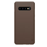Чехол Nillkin Hard case для Samsung Galaxy S10 (темно-коричневый, пластиковый)