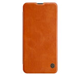 Чехол Nillkin Qin leather case для Samsung Galaxy A8s (коричневый, кожаный)