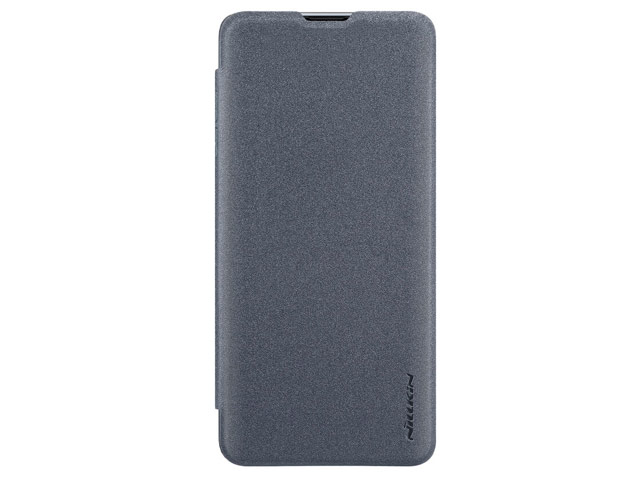 Чехол Nillkin Sparkle Leather Case для Samsung Galaxy S10 plus (темно-серый, винилискожа)