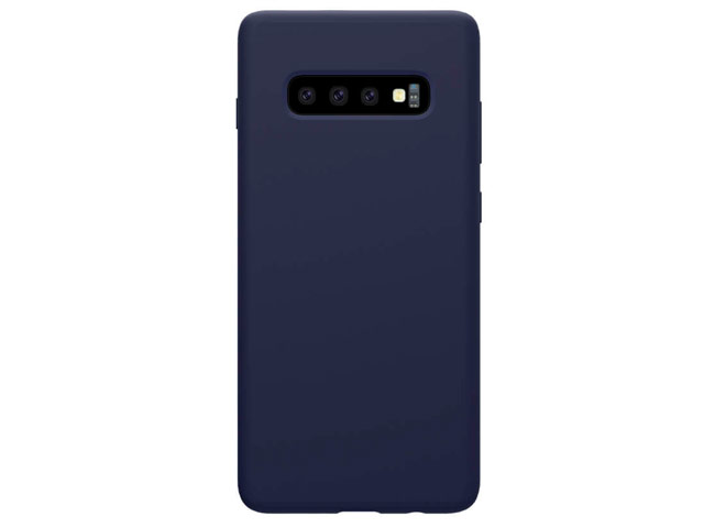 Чехол Nillkin Flex Pure case для Samsung Galaxy S10 plus (синий, гелевый)