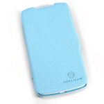 Чехол Nillkin Side leather case для HTC Desire 500 506e (голубой, кожанный)