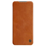 Чехол Nillkin Qin leather case для Xiaomi Redmi Note 9S/9 pro (коричневый, кожаный)