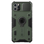 Чехол Nillkin CamShield Armor для Apple iPhone 11 pro max (темно-зеленый, композитный)