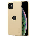 Купить Чехол Nillkin Hard case для Apple iPhone 11 (золотистый, с отверстием, пластиковый)
