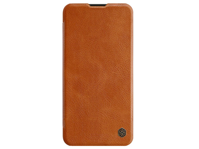 Чехол Nillkin Qin leather case для Huawei P40 pro plus (коричневый, кожаный)