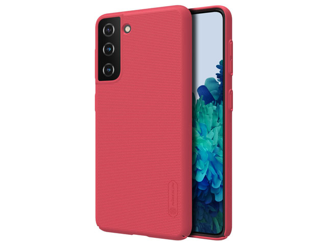 Чехол Nillkin Hard case для Samsung Galaxy S21 plus (красный, пластиковый)