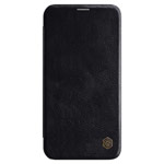 Купить Чехол Nillkin Qin leather case для Apple iPhone 12 pro max (черный, кожаный)