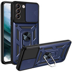 Купить Чехол Yotrix Defense Pro для Samsung Galaxy S22 (темно-синий, гелевый/пластиковый)