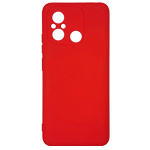 Купить Чехол Yotrix LiquidSilicone Pro для Xiaomi Redmi 12C (красный, гелевый)
