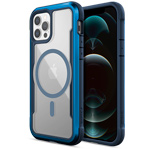 Купить Чехол Raptic Defense Shield для Apple iPhone 12/12 pro (синий, маталлический, MagSafe)