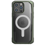 Купить Чехол Raptic Secure для Apple iPhone 14 pro (темно-зеленый, пластиковый/гелевый, MagSafe)